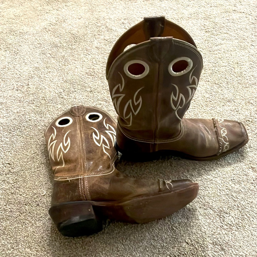 Justin’s dress cowgirl boots